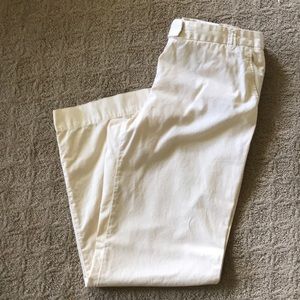 J Crew City Fit light yellow pants, size 14